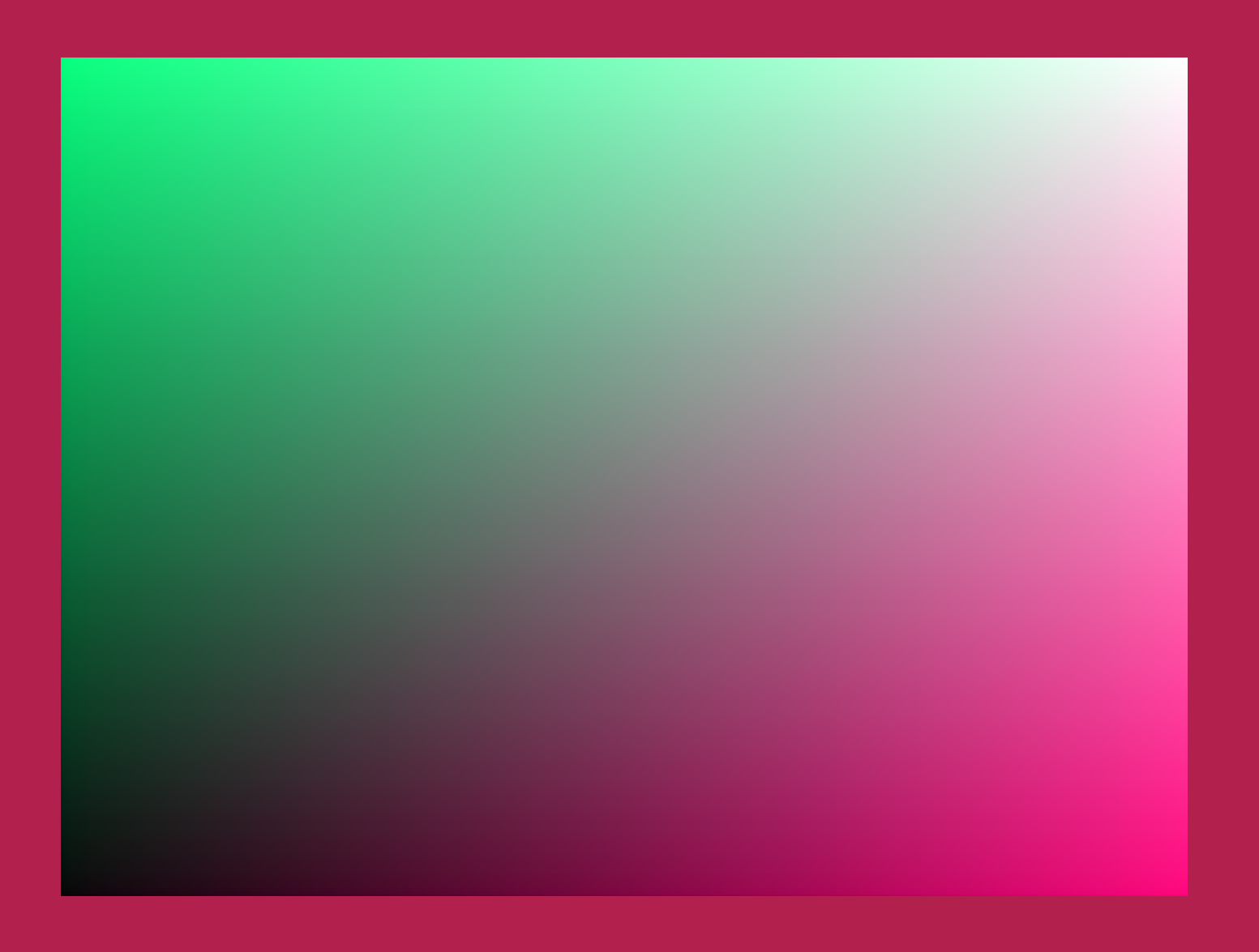 Image of a green and pink square